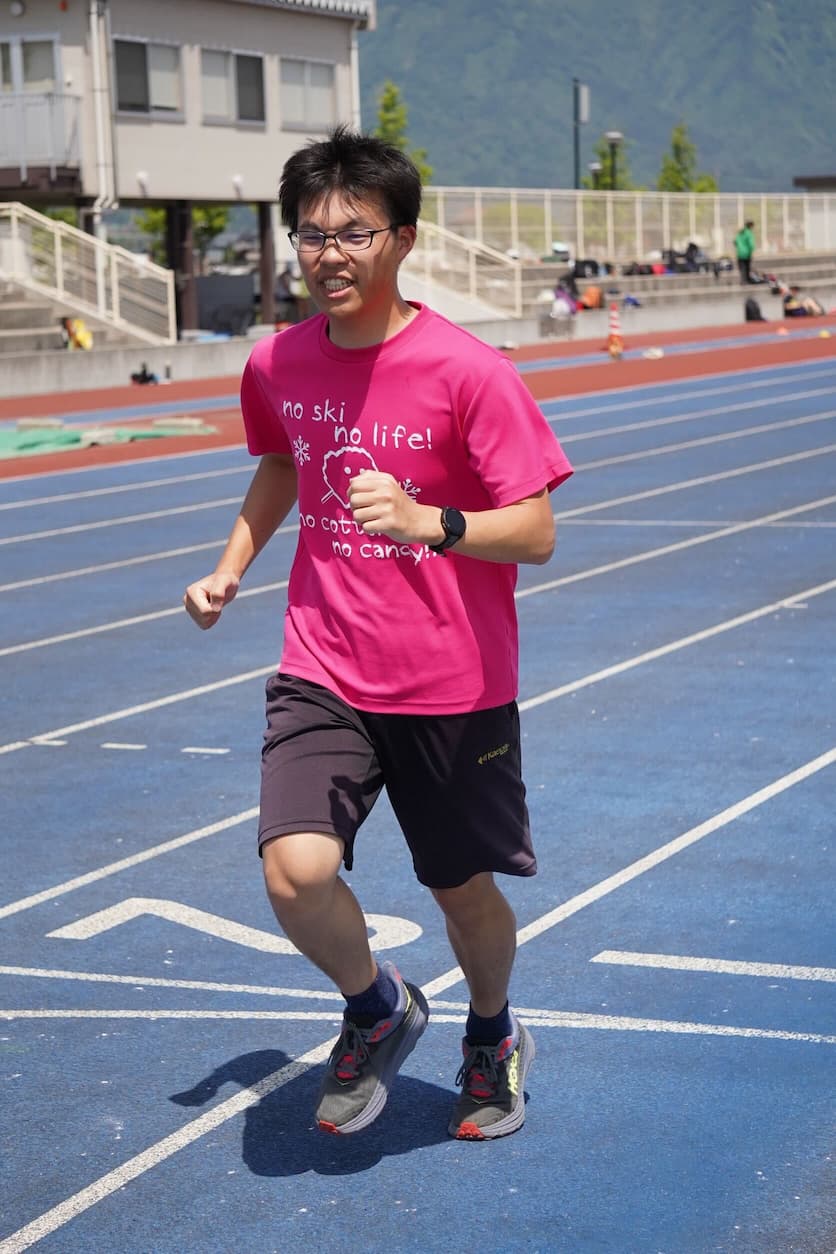 3000m タイムトライアル 長井市陸上競技場
