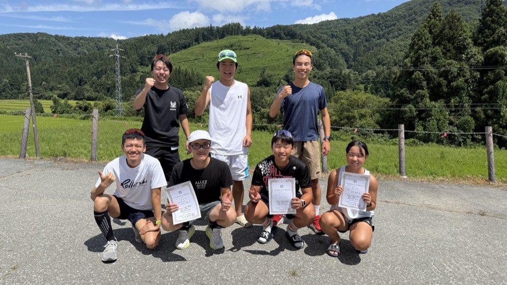 尾花沢ローラースキー大会 2026.8.16 集合写真