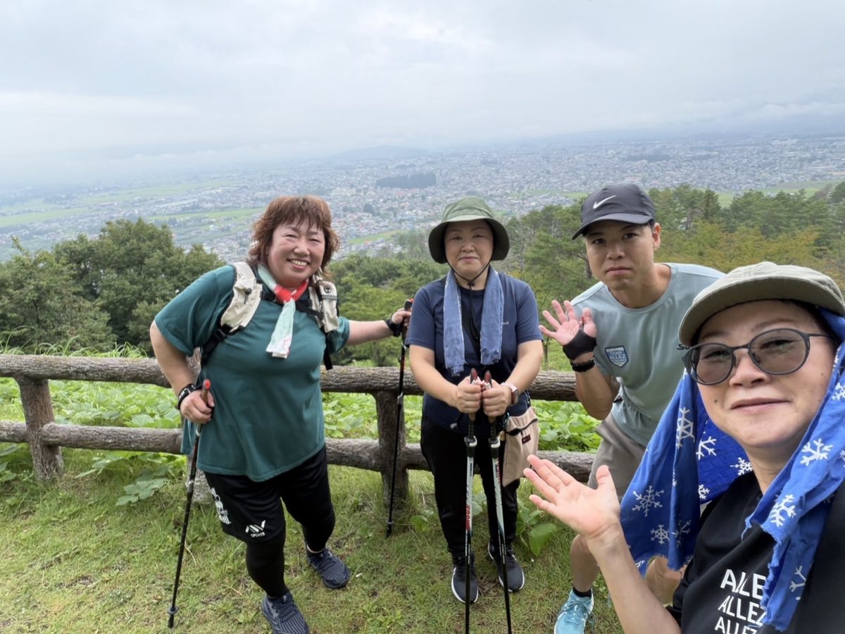 ポールウォーク 2026.8.22 大山祇神社 展望所にて