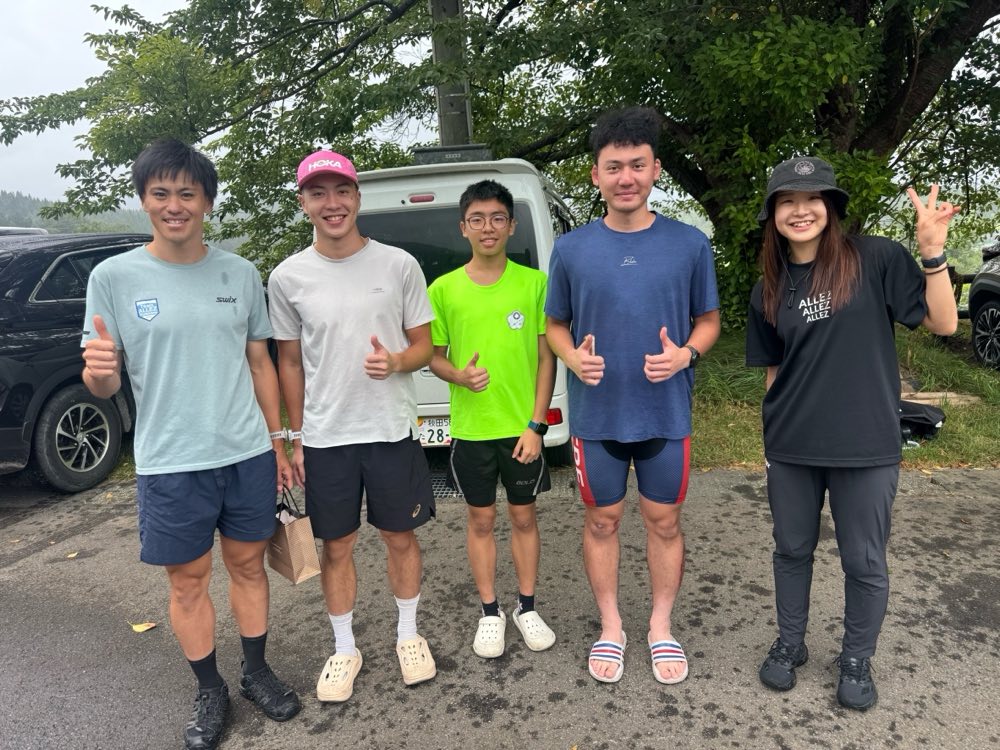 第37回 全国ローラースキー選手権大会 2026.8.10-11 台湾チームの選手たちと