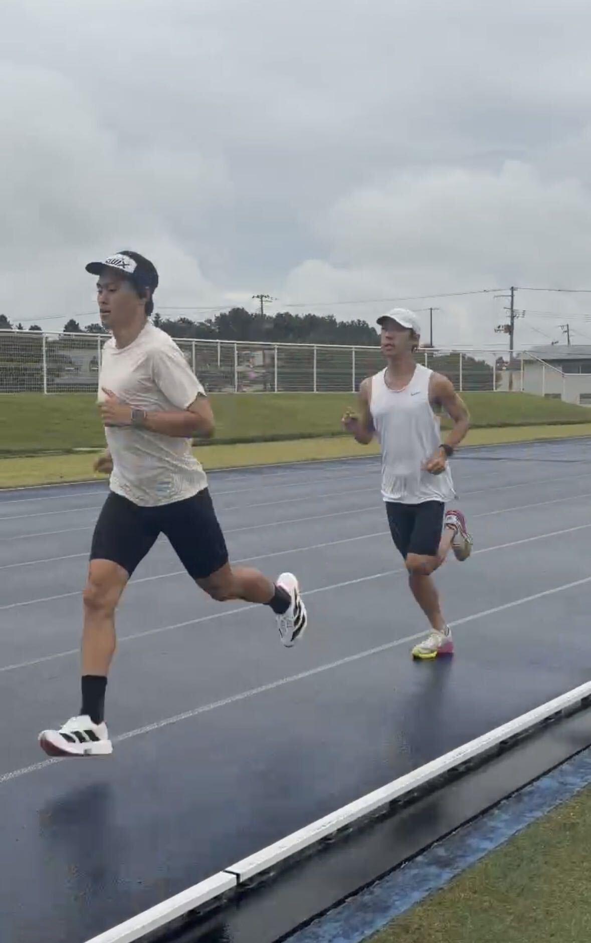 Run タイムトライアル 2026.9.26 長井市陸上競技場 計測の様子