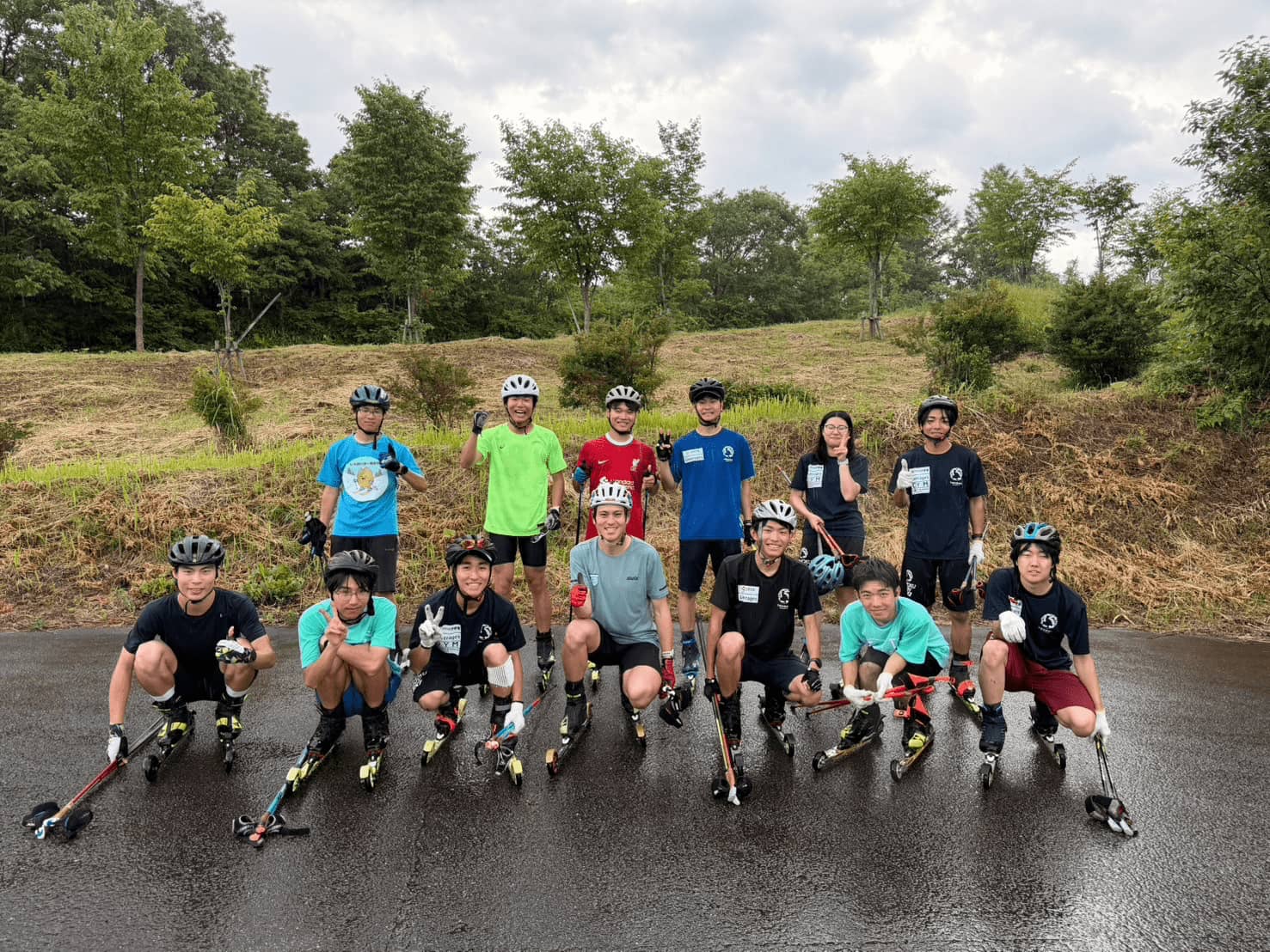 東北大学スキー部 練習会 尾花沢市